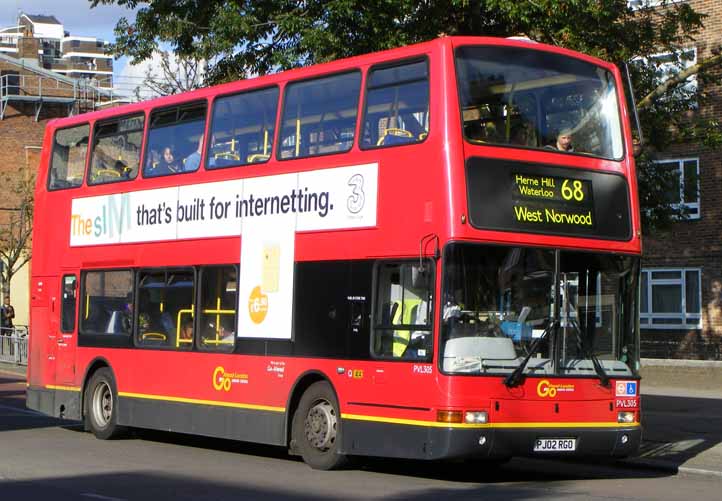 London General Volvo B7TL Plaxton President PVL305